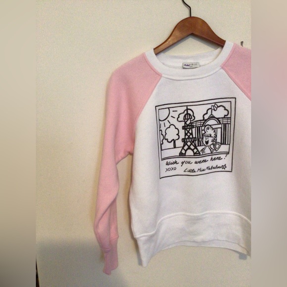 Sandro “Little Miss Fabulous” Graphic Sweatshirt in Size 1/ XS - Picture 6 of 7